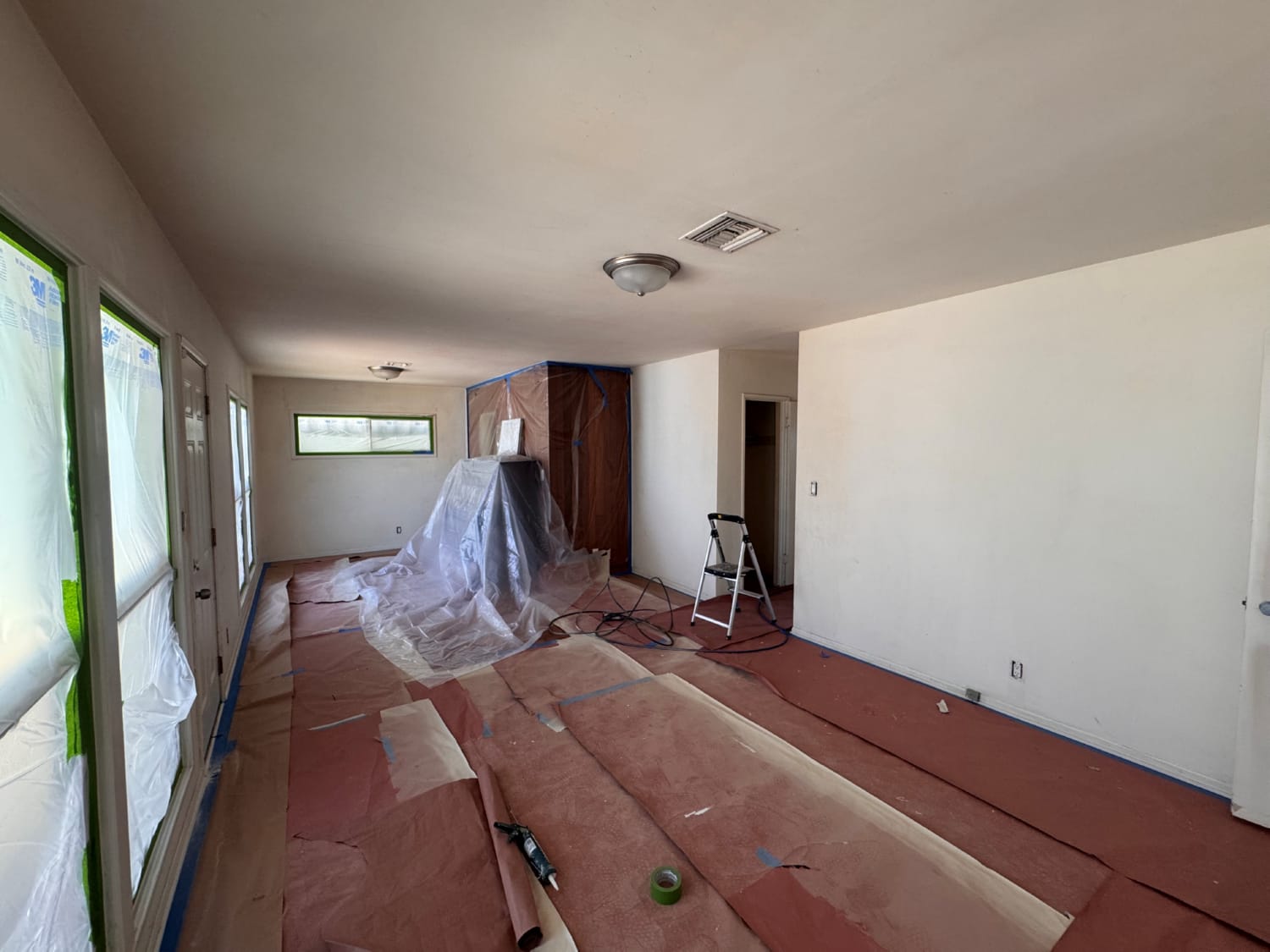Interior painting cost preparation wall patching repair