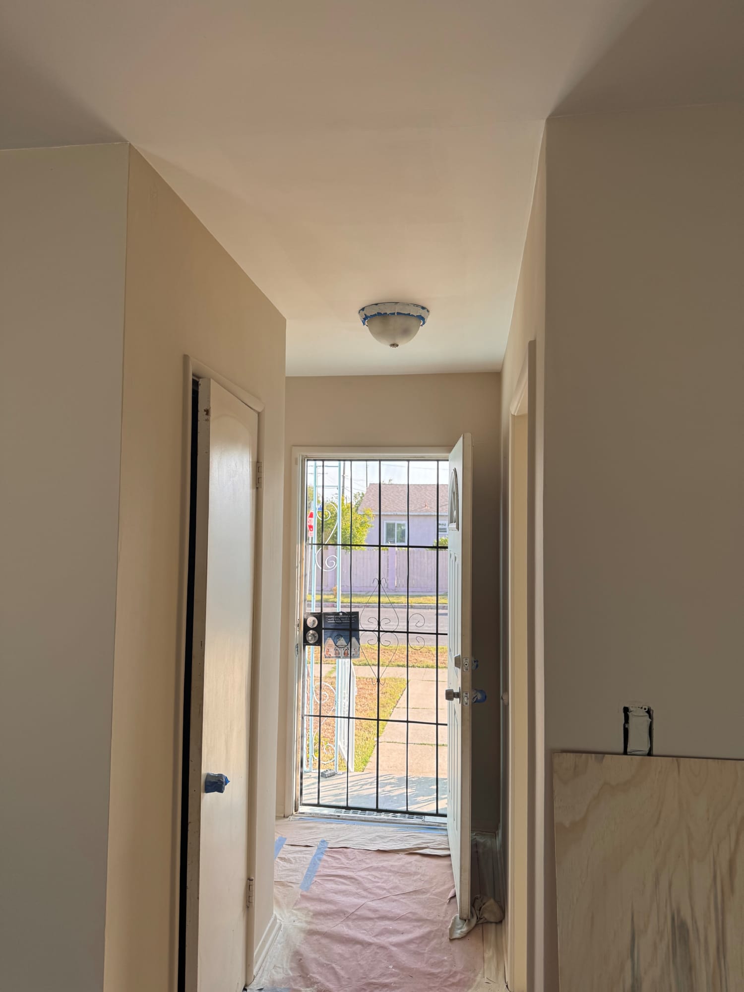 House painting cost bathroom interior with moisture paint