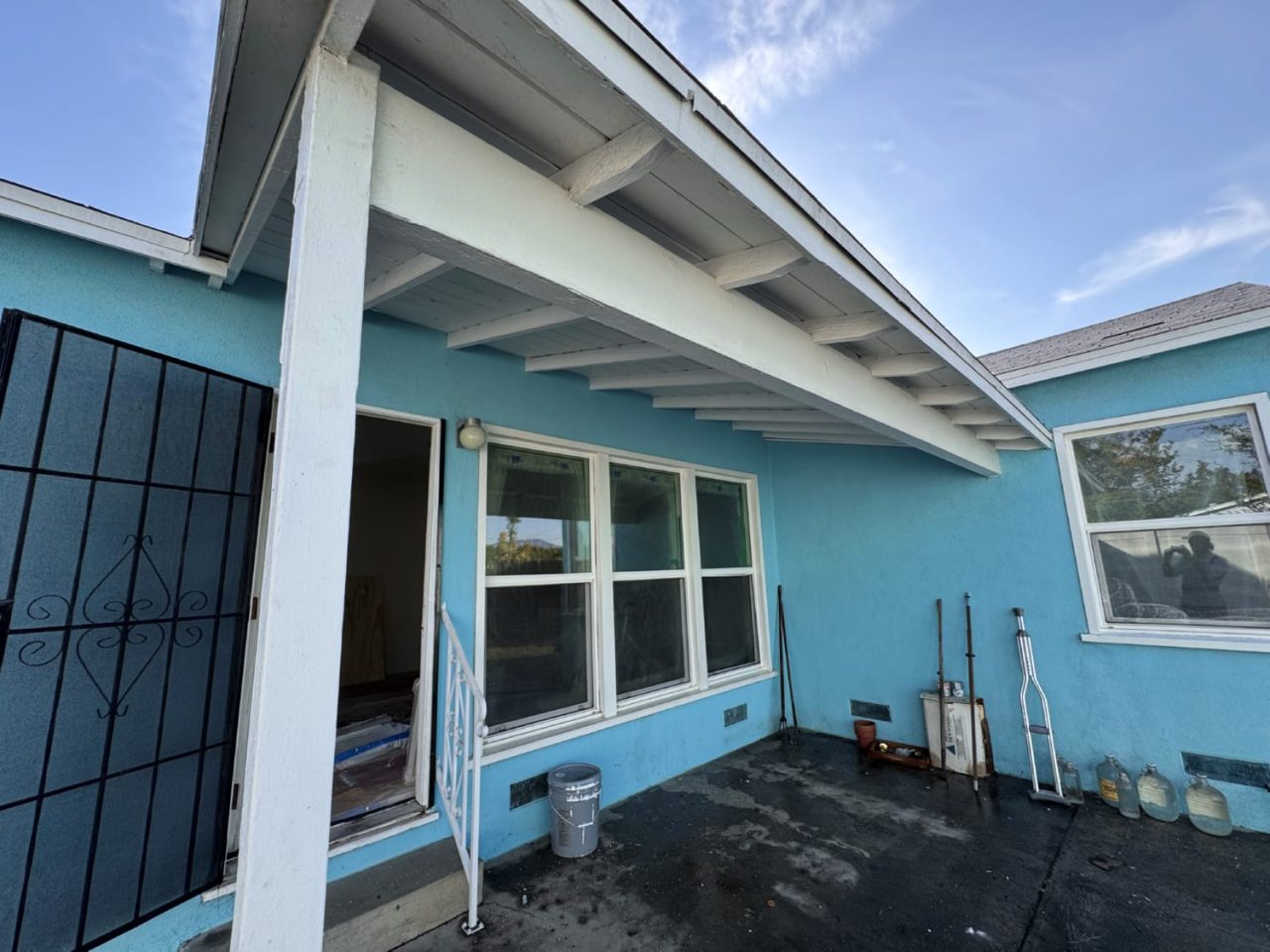 Cost to paint house exterior single-story home showing quality results