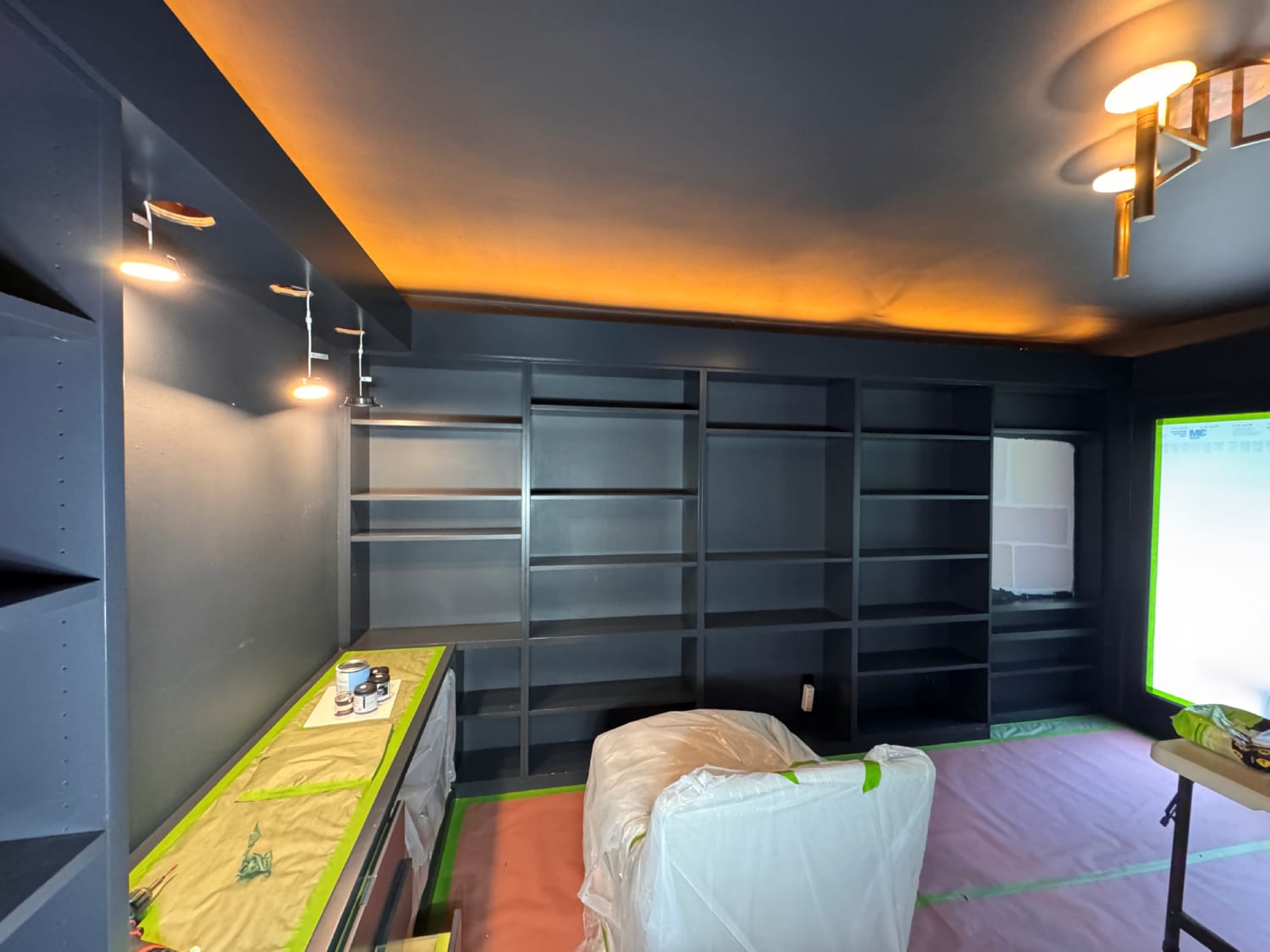 Interior painting estimate consultation color selection