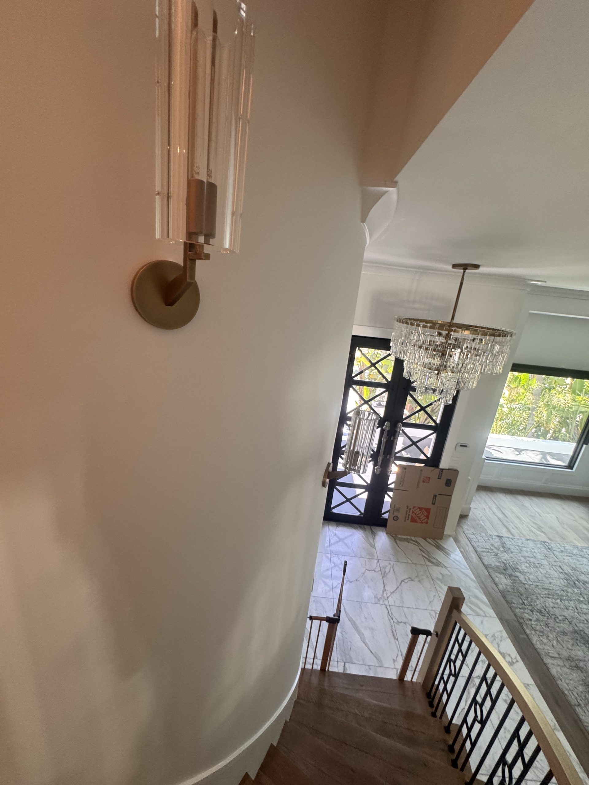 Stairwell foyer painting LA